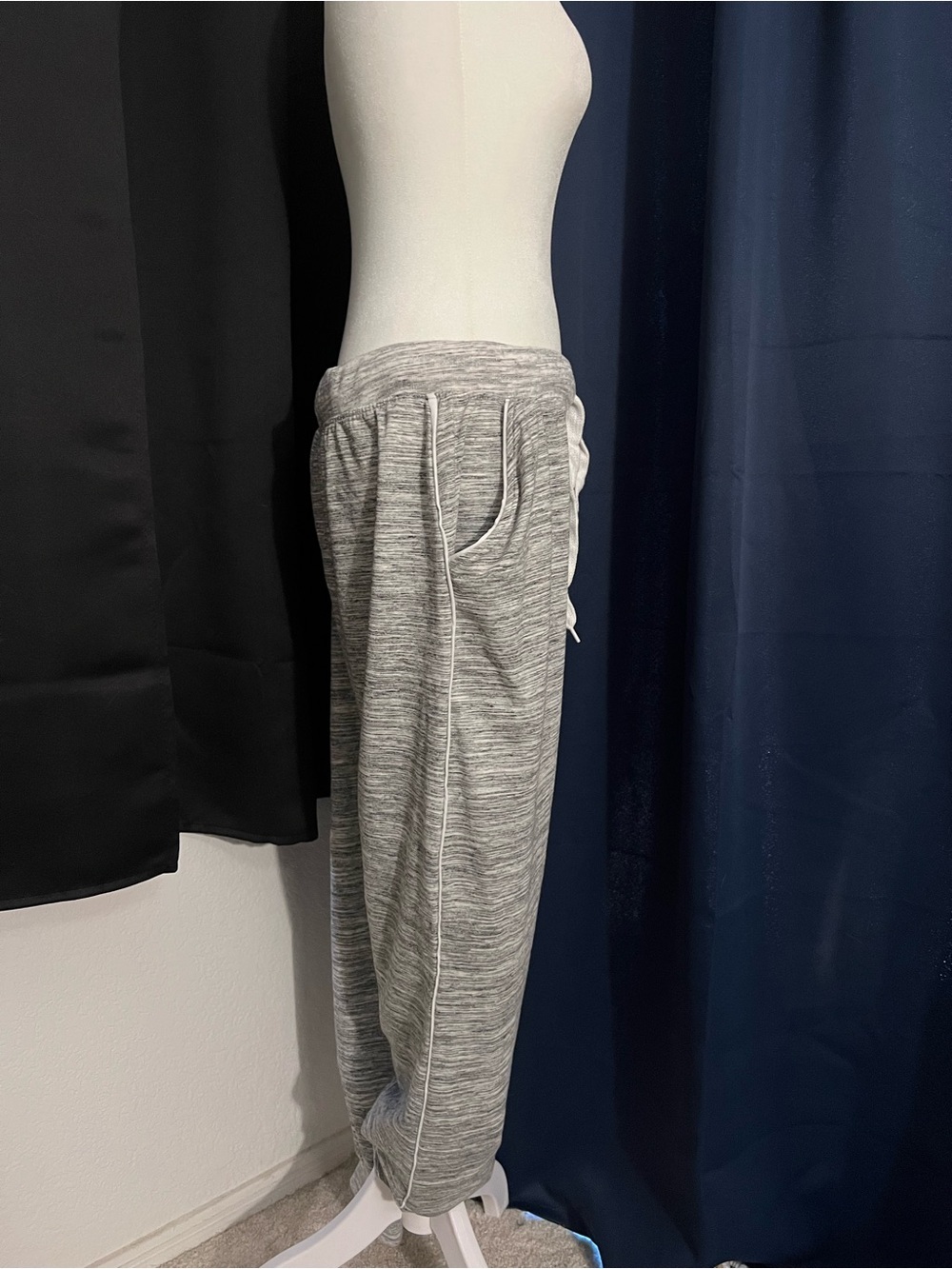 Ashley Blue Heather Gray Lounge Jogger Pants Women’s 1XL - Picture 2 of 5